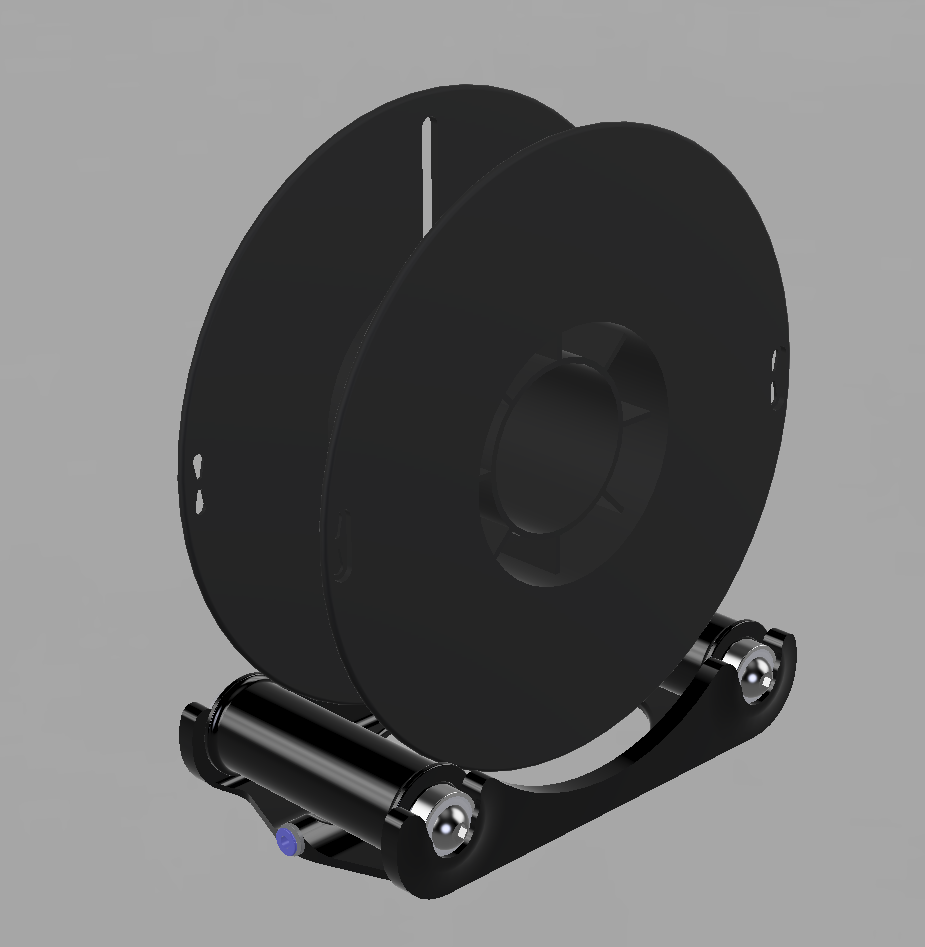 Spool Holder With PTFE fittings