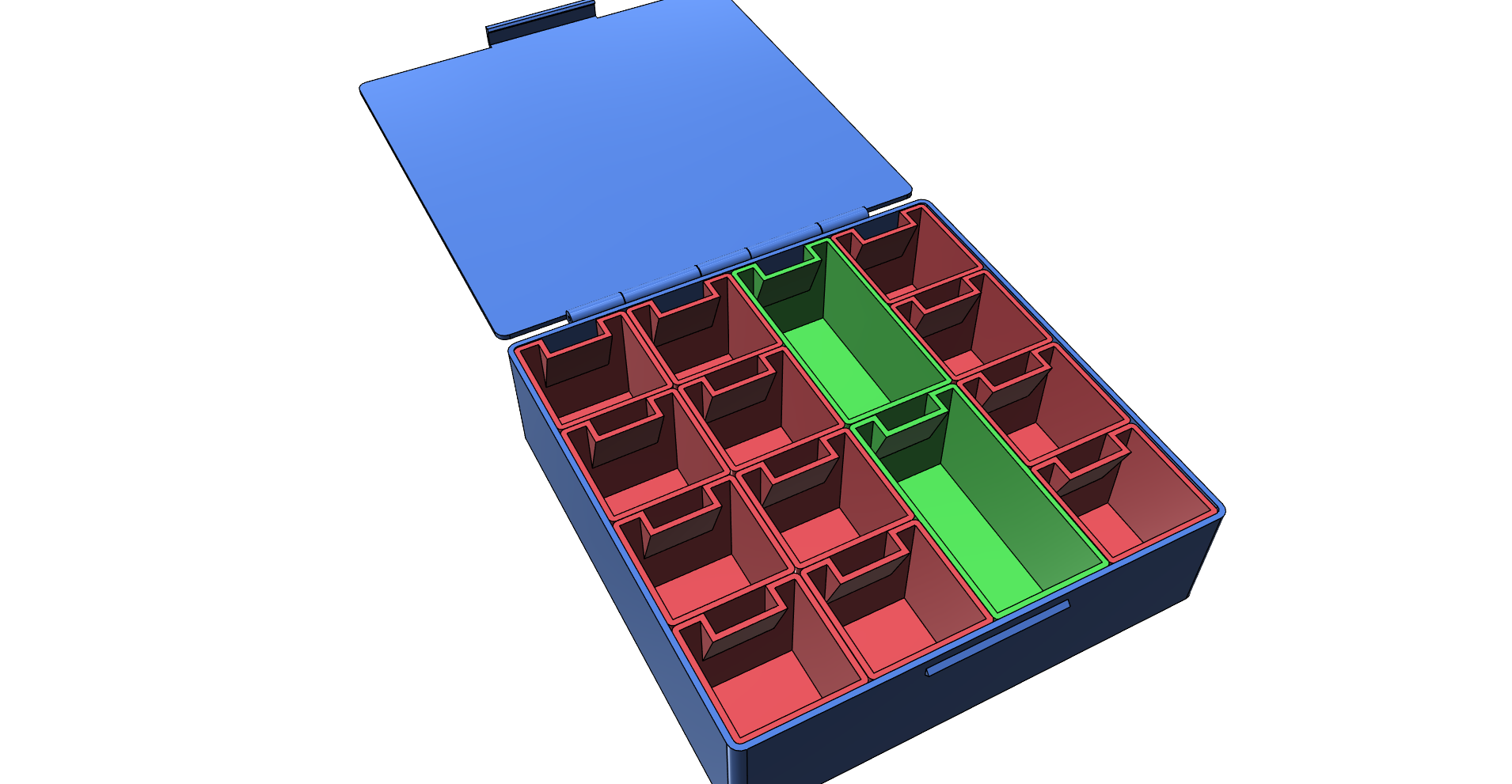 Organizer nuts Organizer bolts box easy printable without support