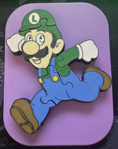 AMS - Luigi - insert puzzle for kids - AMS