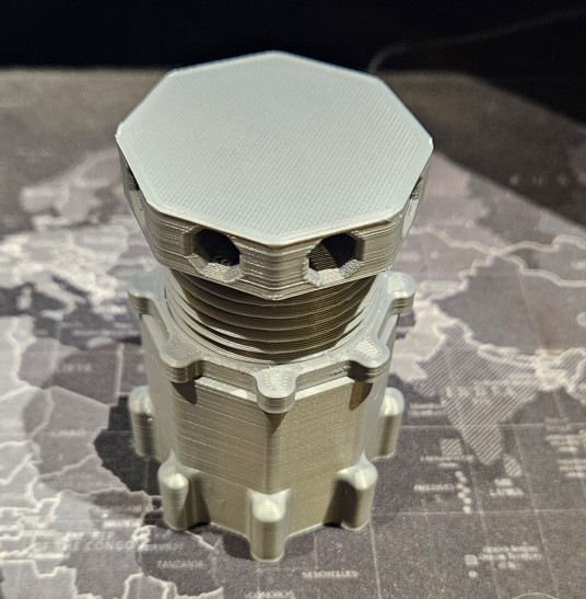 Miniatura 4 do modelo 3D Lock Nut for Adjustable Height Support