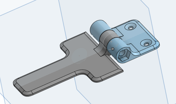 Wandhalterung Scharnier / Wall Mount Hinge
