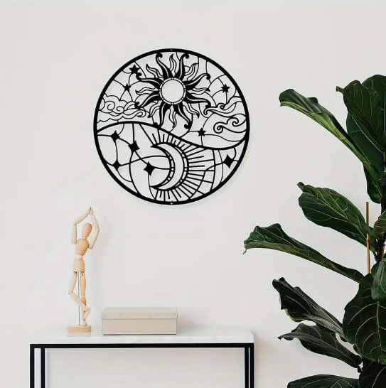 Sun and Moon Wall Art
