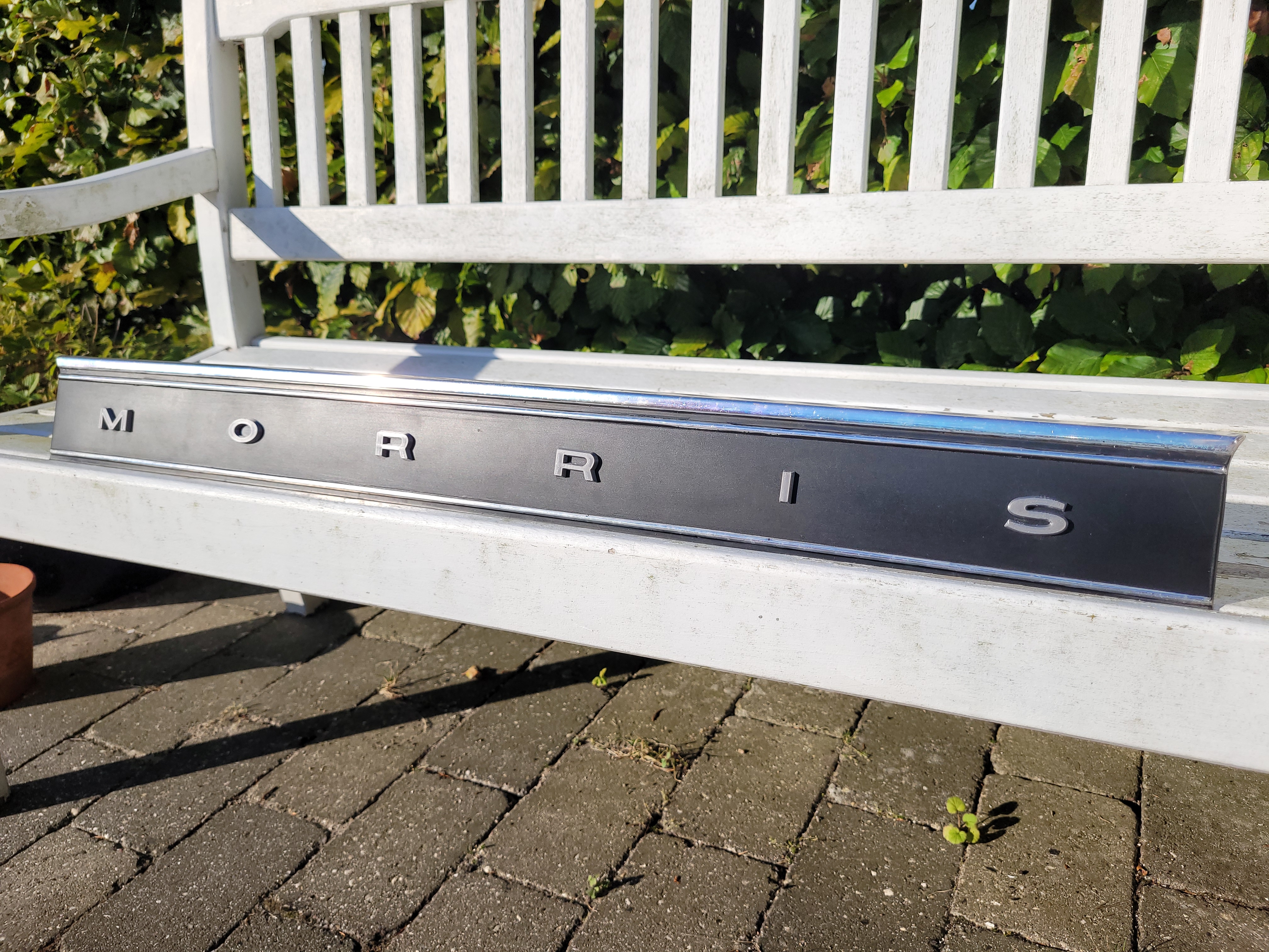 Morris Marina TC Coupe Rear Plate Letters