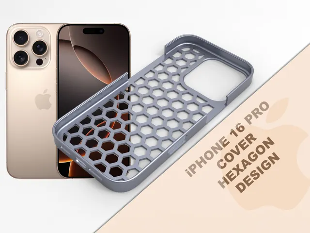 iPhone 16 Pro - Cover / Case Hexagon design