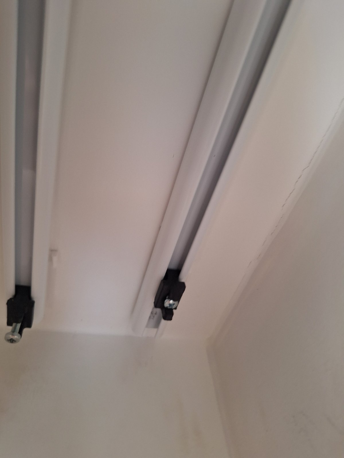 Railed curtain stop