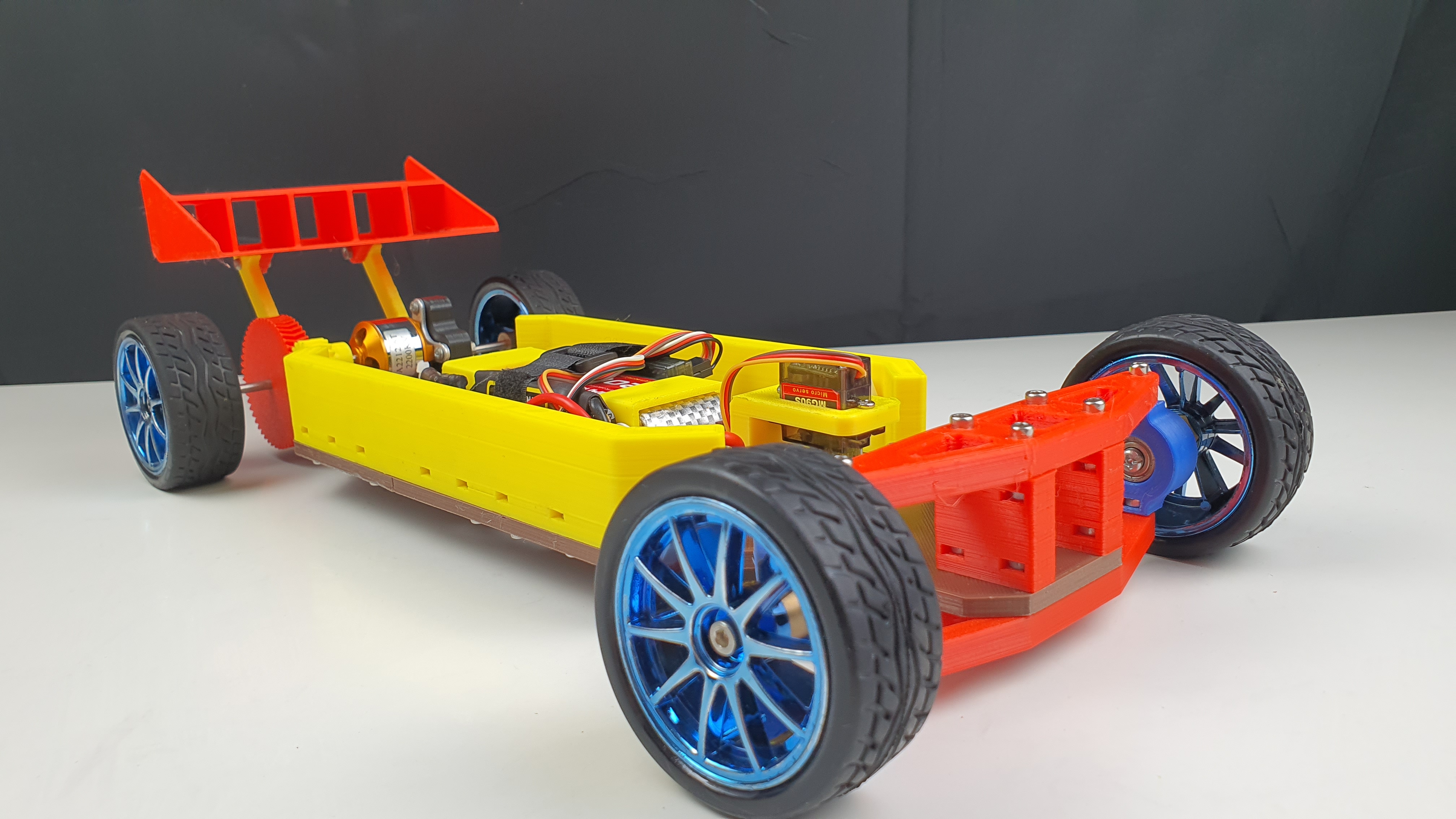 3D PRINTED RC CAR WITH BRUSHLESS MOTOR