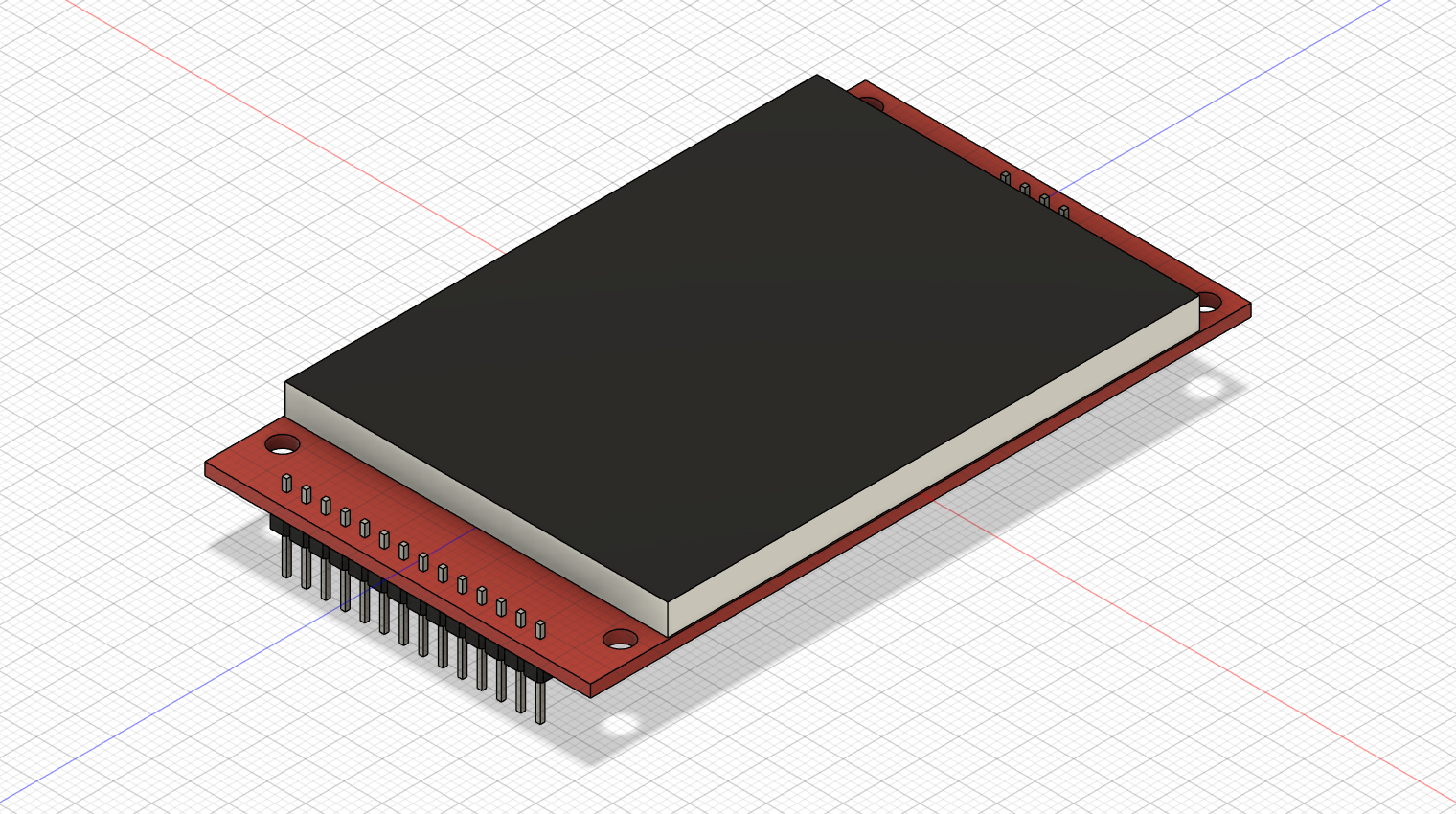 2,8 TFT SPI 240x320 V1.2 (3d Modell)