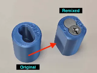 Remixed SFIC Lock Holder (vise friendly) v1.1 - Updated 11/21/24