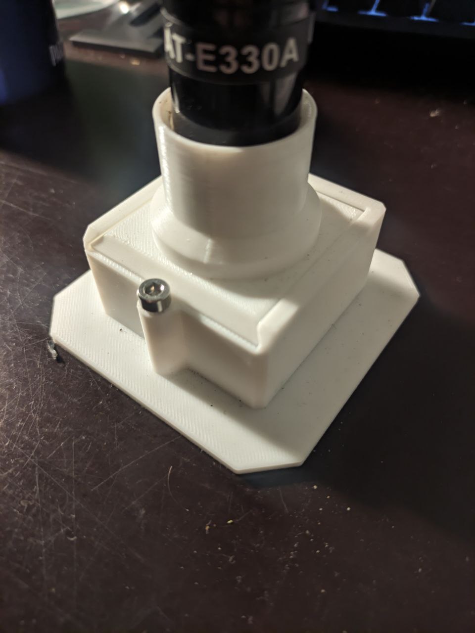 Better Desoldering Pump Stand with solder waste bin