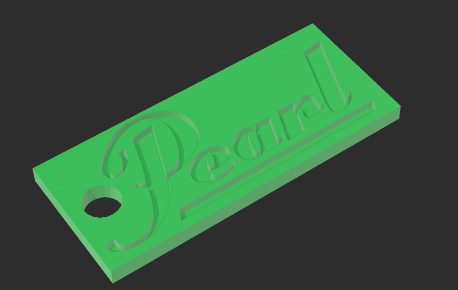 Pearl keychain