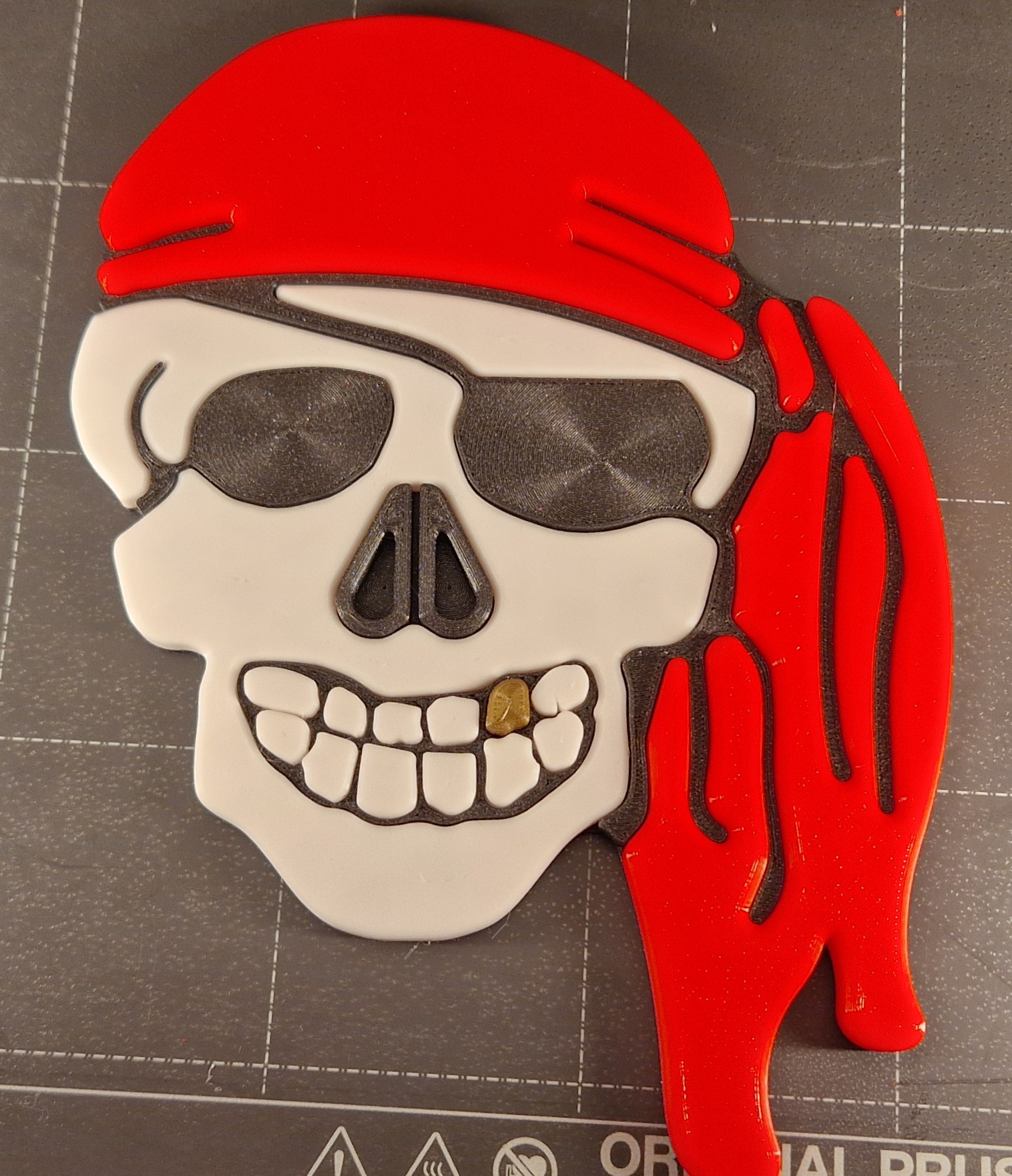Colorful Pirate Head: A Fun Face for Kids