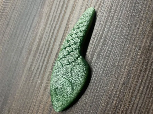 3D Printed Jerkbait Fishing Lure + 3 Painting Stencils