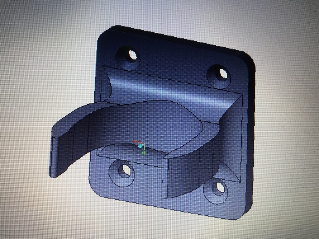 Halterung Staubsaugerrohr MK1