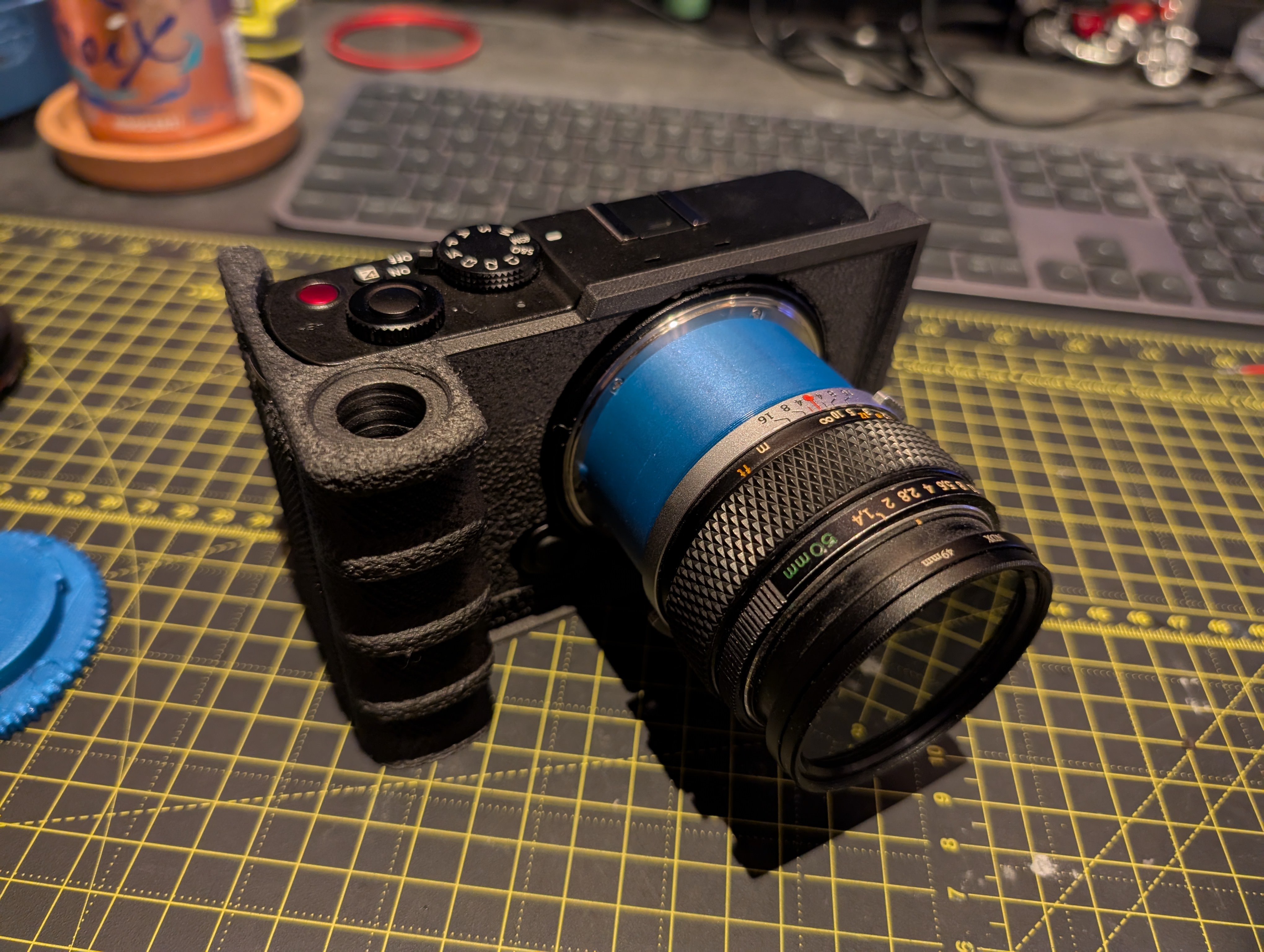 OM to L mount camera lens adapter Lumix Leica Olympus