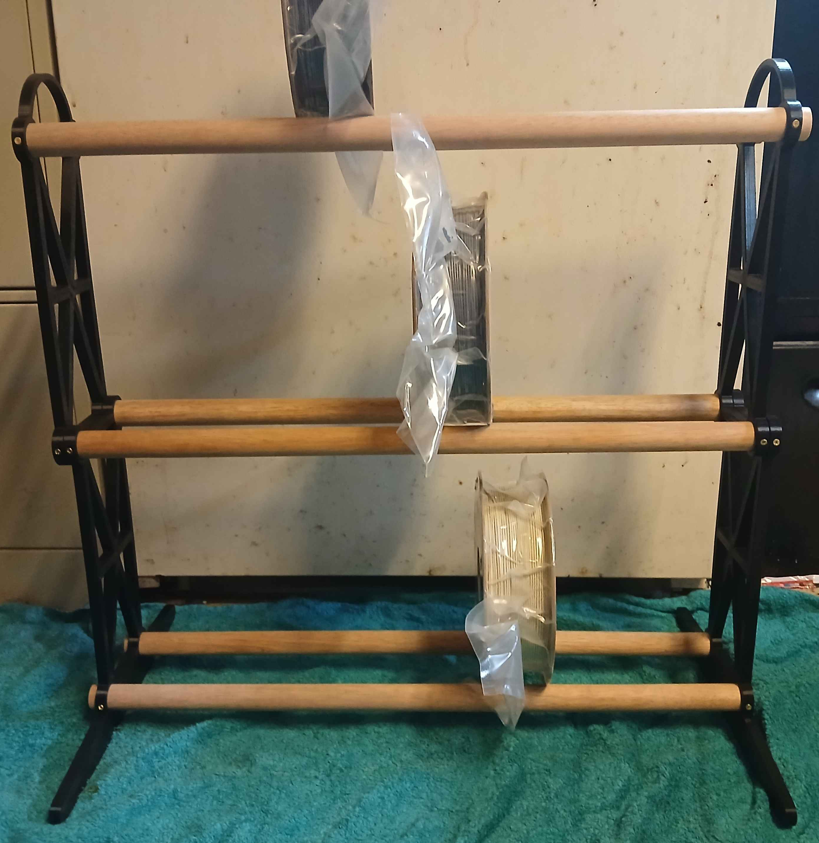 1 inch Dowel Modular Spool Shelf