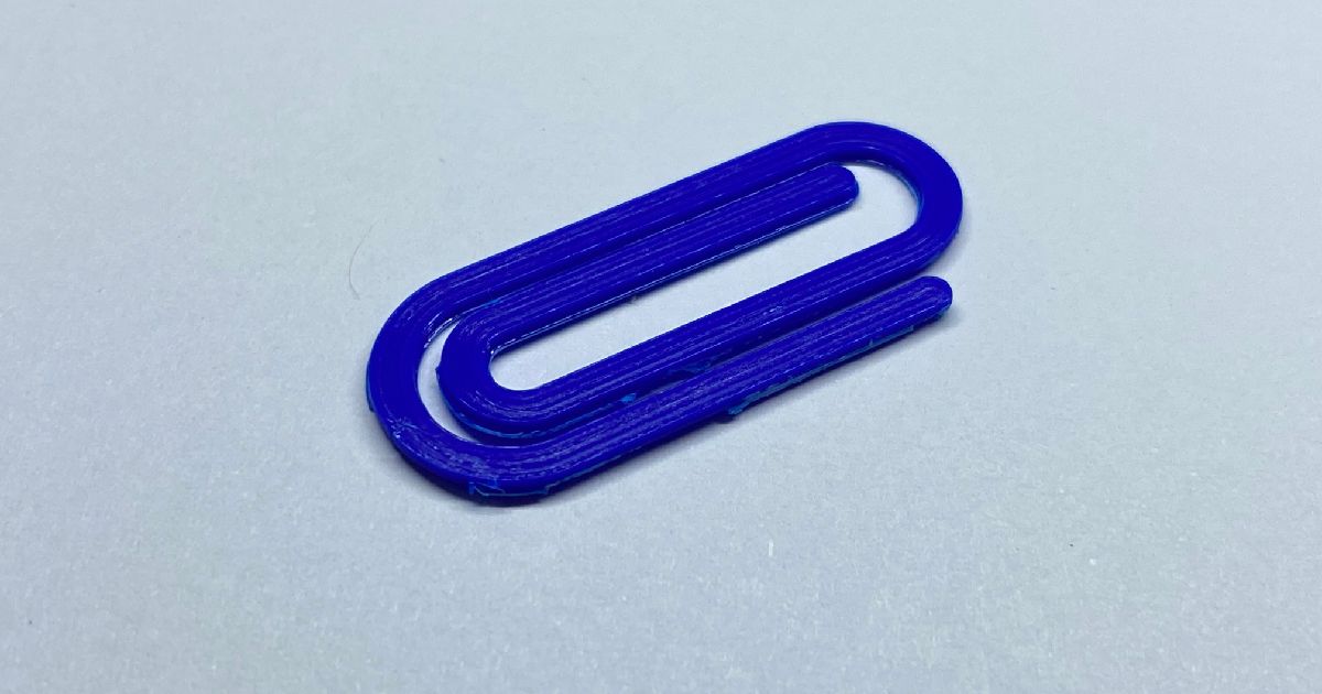 Simple Paper Clip da MichaelC Scarica il modello STL gratuito