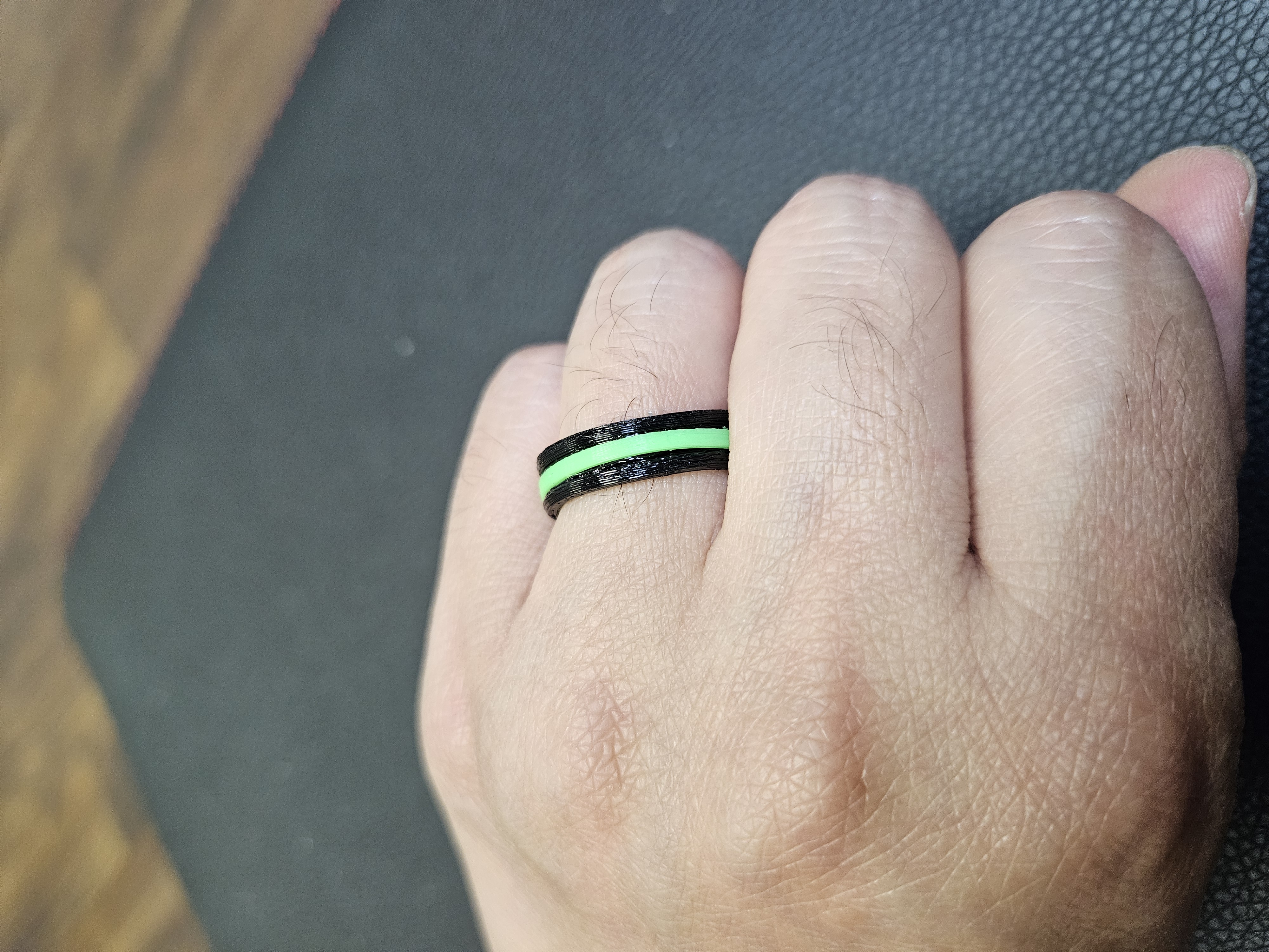 Miniatura 3 do modelo 3D Two-Tone TPU Ring