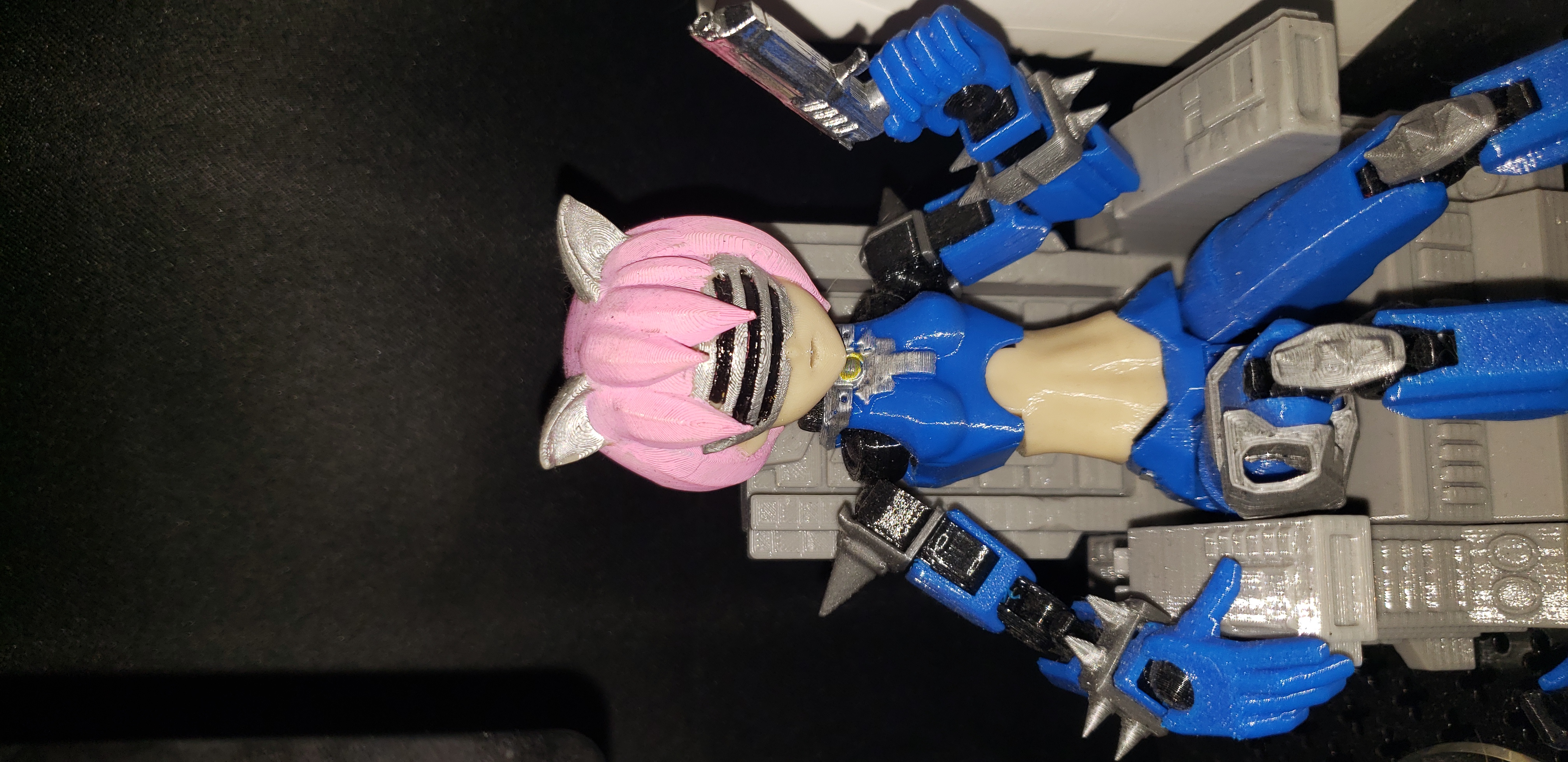 Anime Head with Visor
