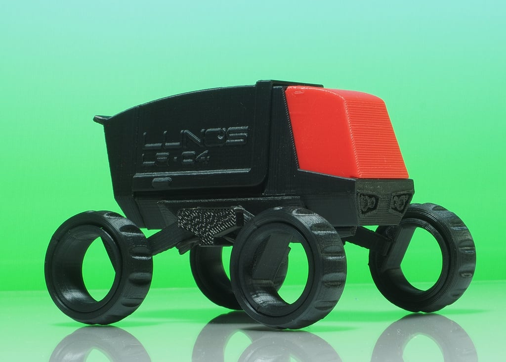 Lunos LR04 Sci-fi space buggy rover toy - no supports - easy print by ...