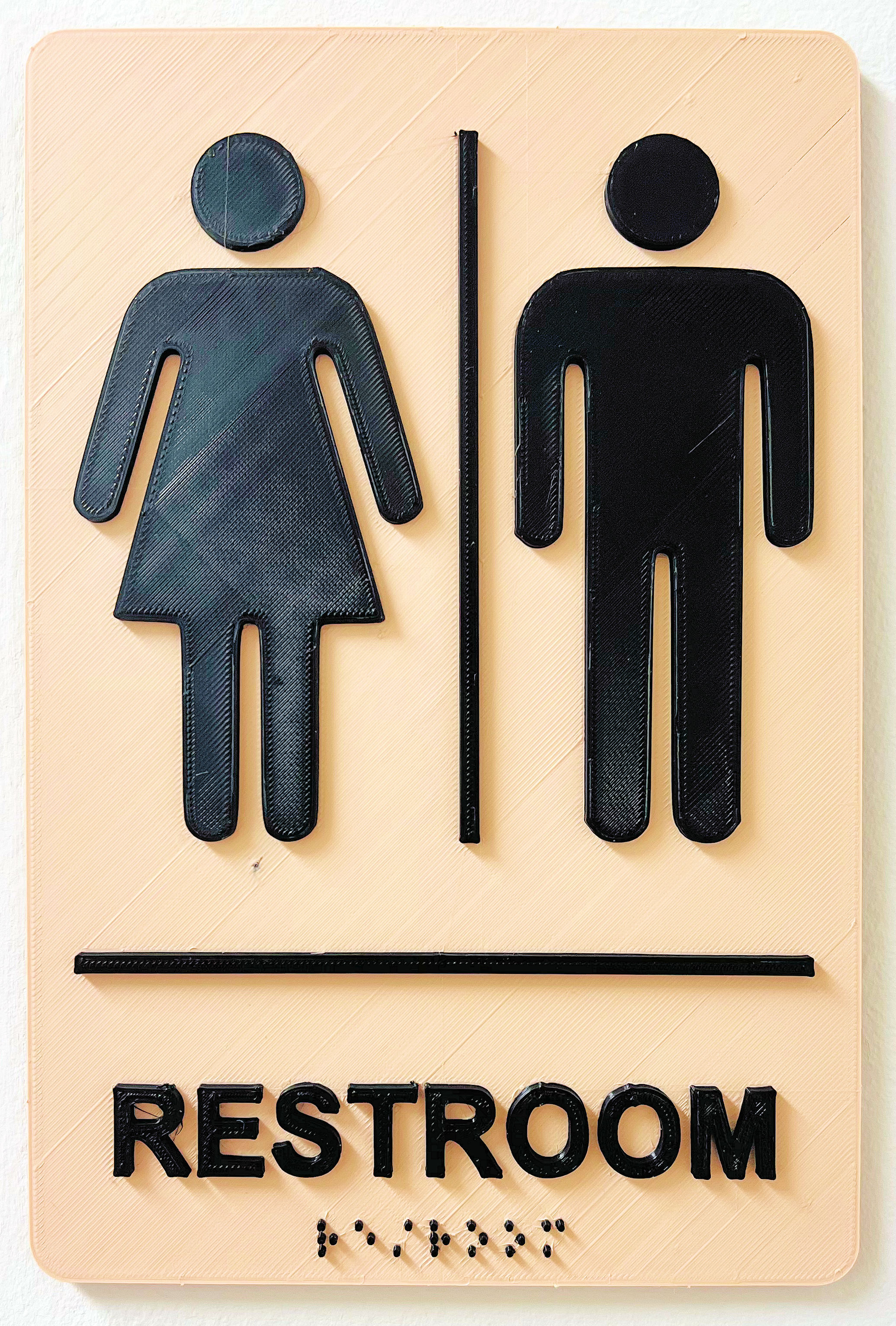 Unisex Bathroom Sign Remix by Arpboy Download free STL model
