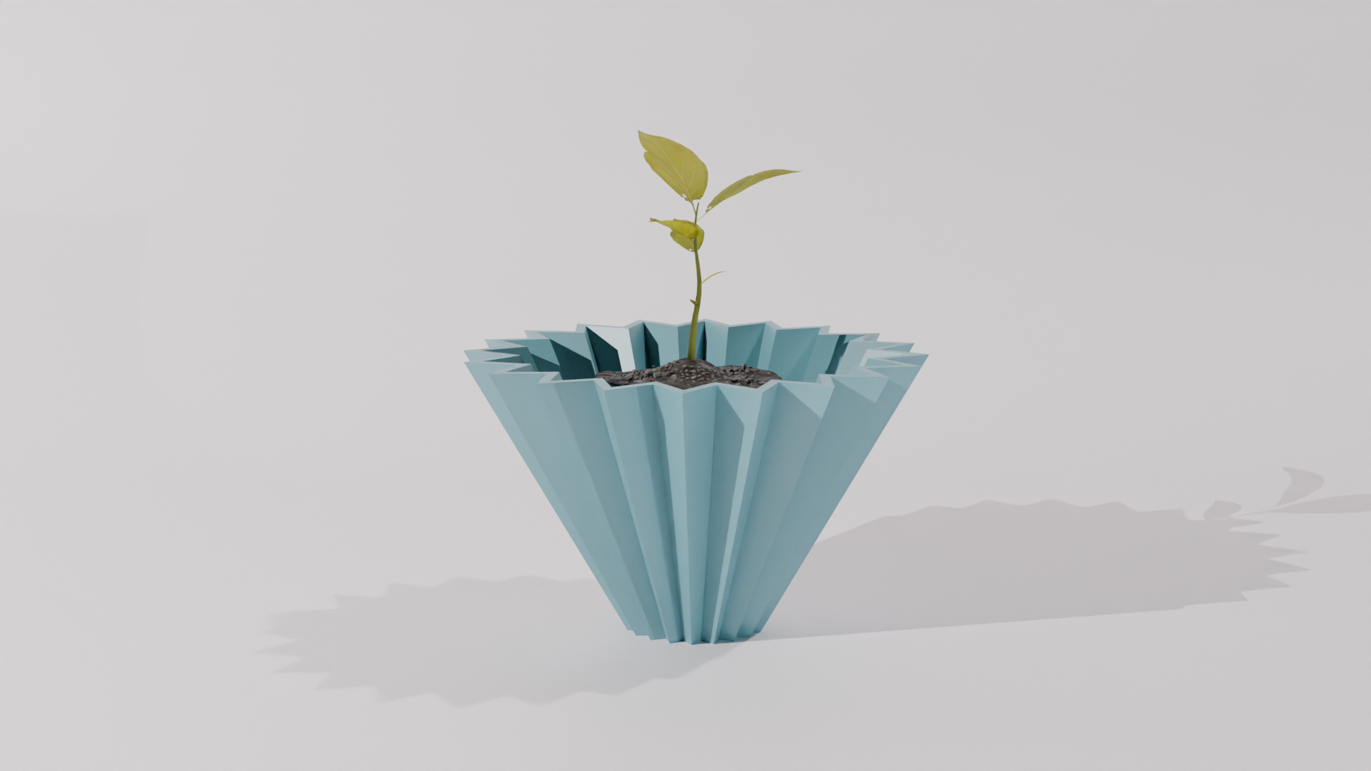 Origami Dripper Pot Plant - Home Decoration