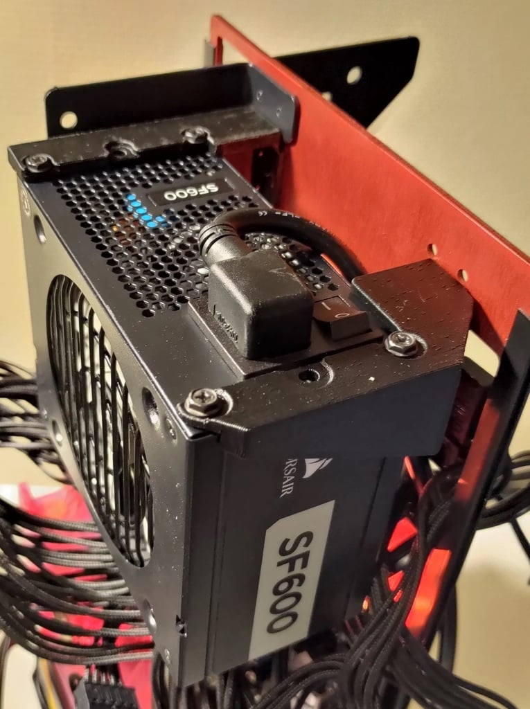 Loque Raw S1 3D printed PSU Bracket