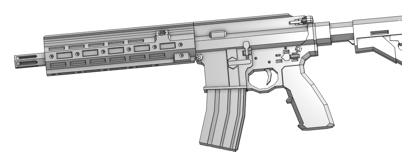 hk416d by Alexandervv12 | Download free STL model | Printables.com