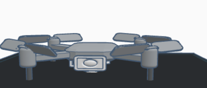 Miniatura 2 do modelo 3D drone {FIRST MODEL}