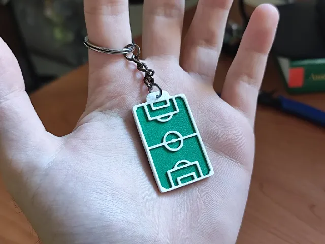 Football/Soccer Field Keychain