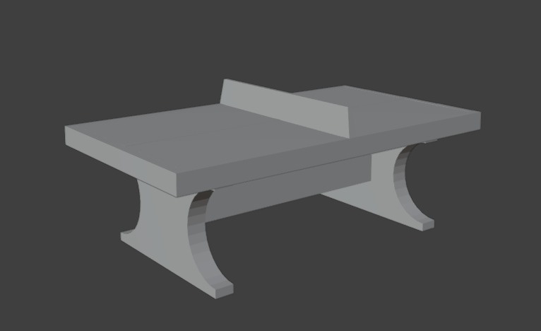 Dummy 13 ping pong table