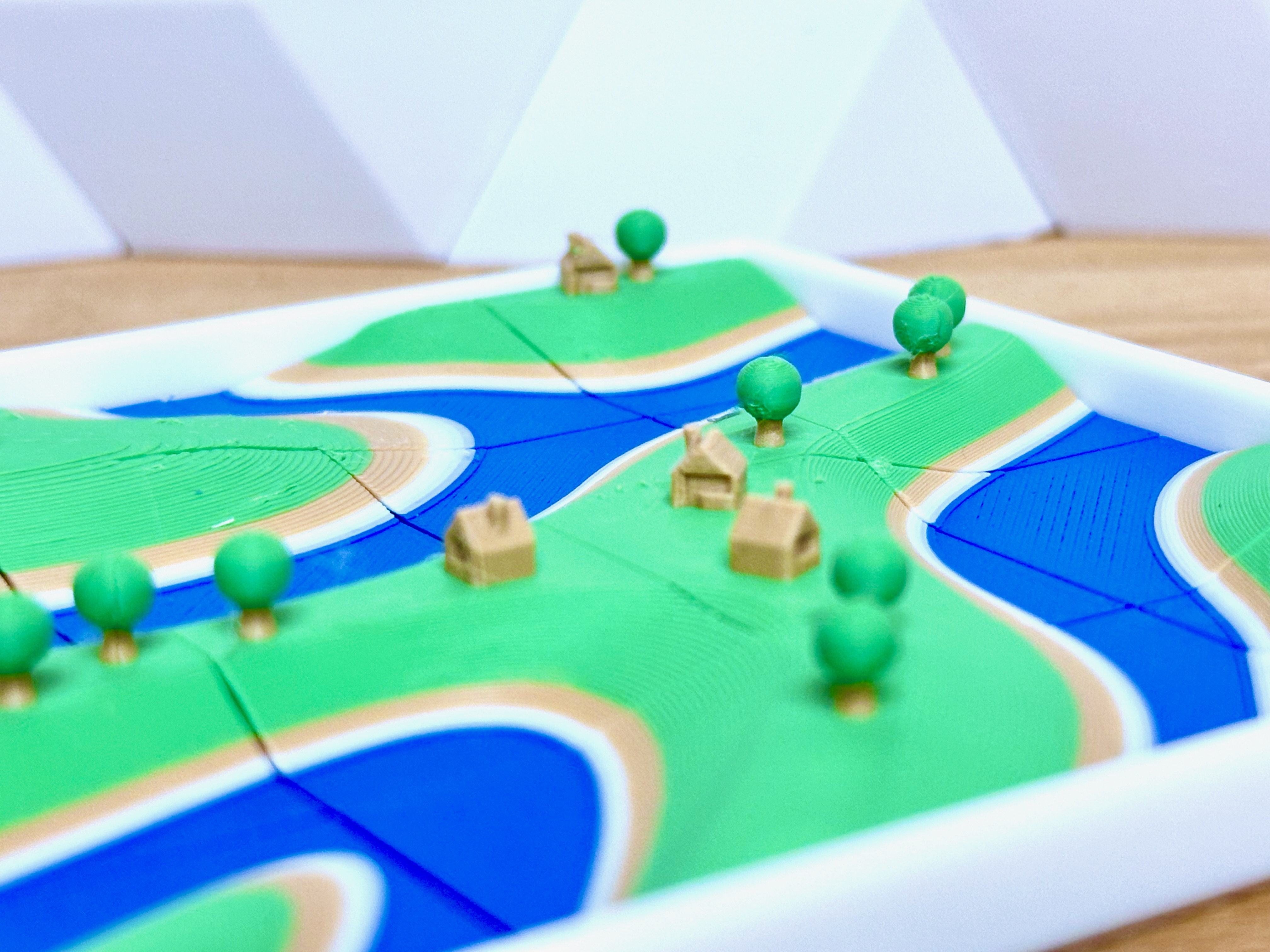 Miniatura 4 do modelo 3D Tiny Landscape Puzzle (terrain map brain teaser)