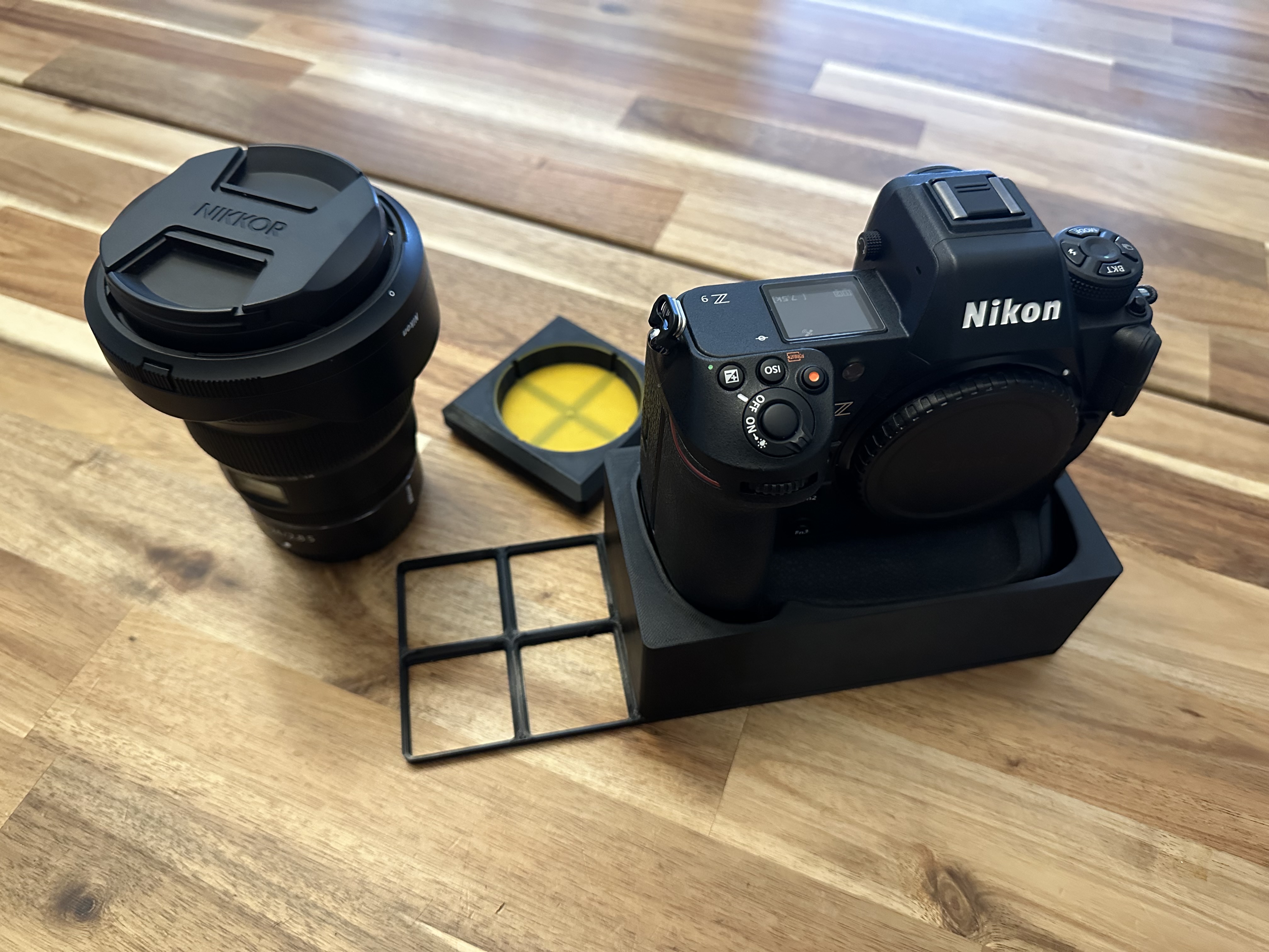 Gridfinity Nikon Z9 camera body storage bin