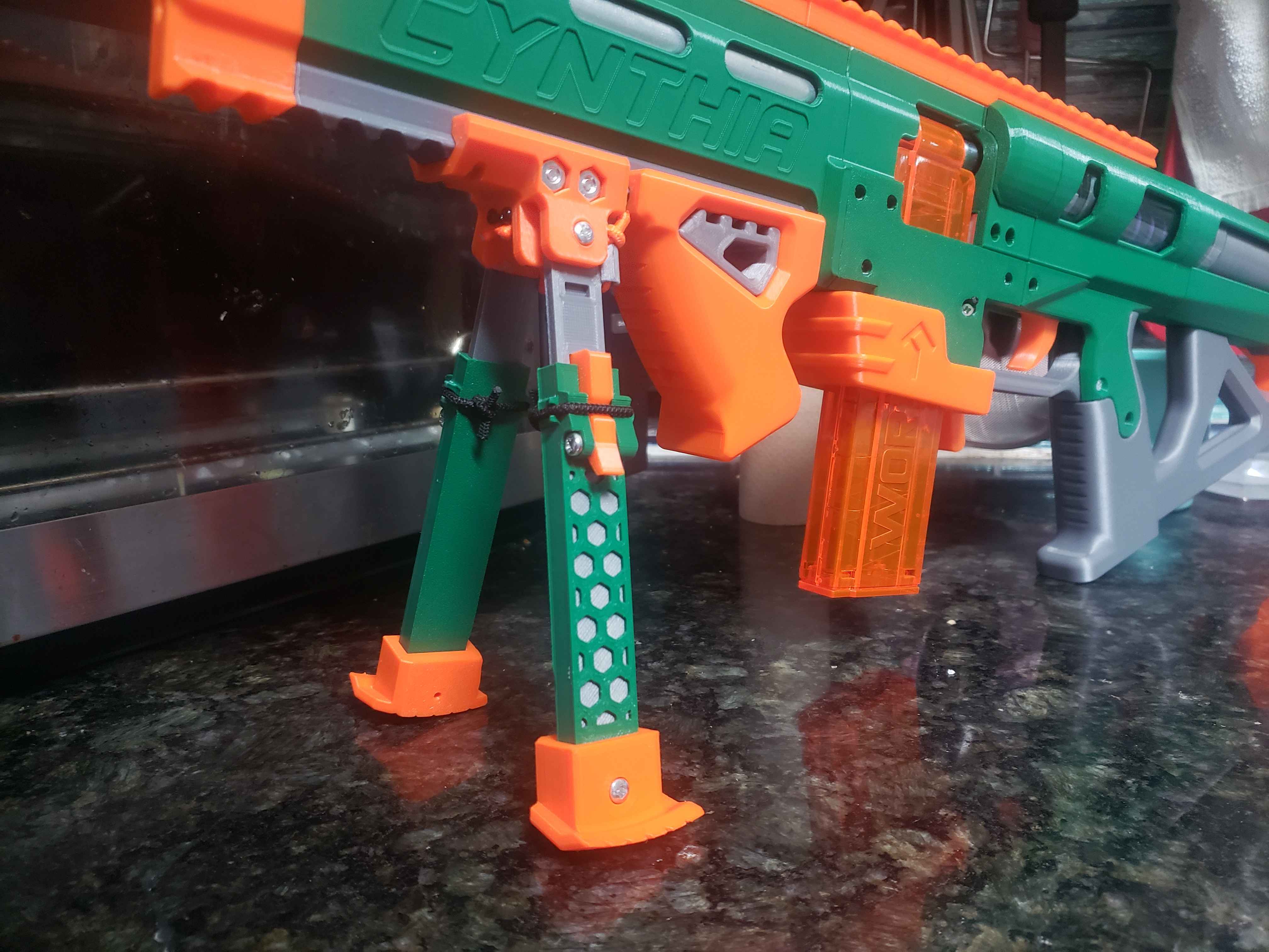 Adjustable Nerf Bipod (BETA, Not Currently 100% Functional)