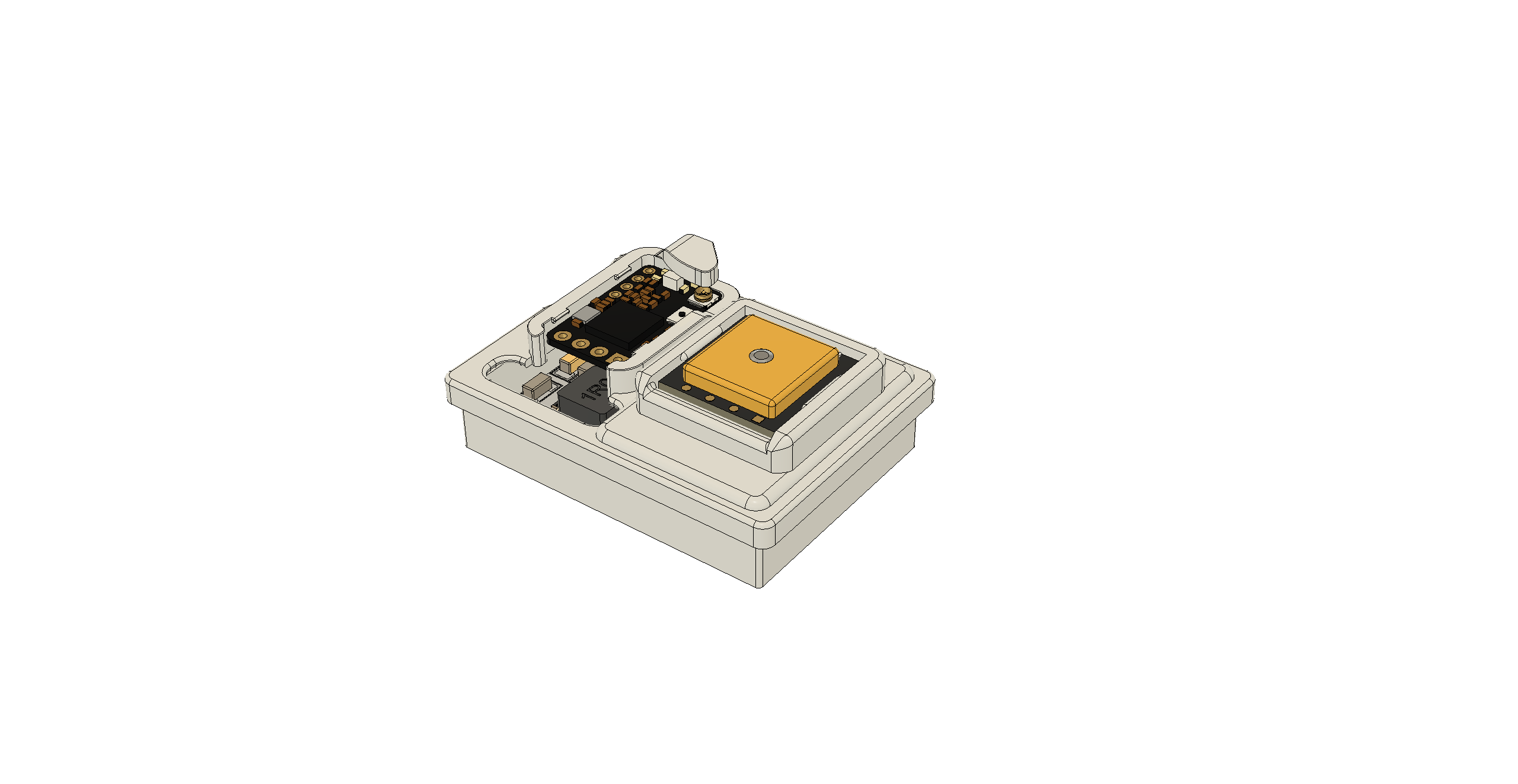 TBS Crossfire Backup battery/GPS module case