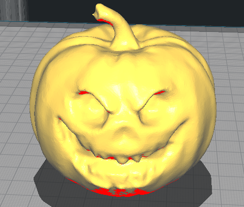 Realistic 3D Printable Halloween Pumpkin - Spooky Home Decor