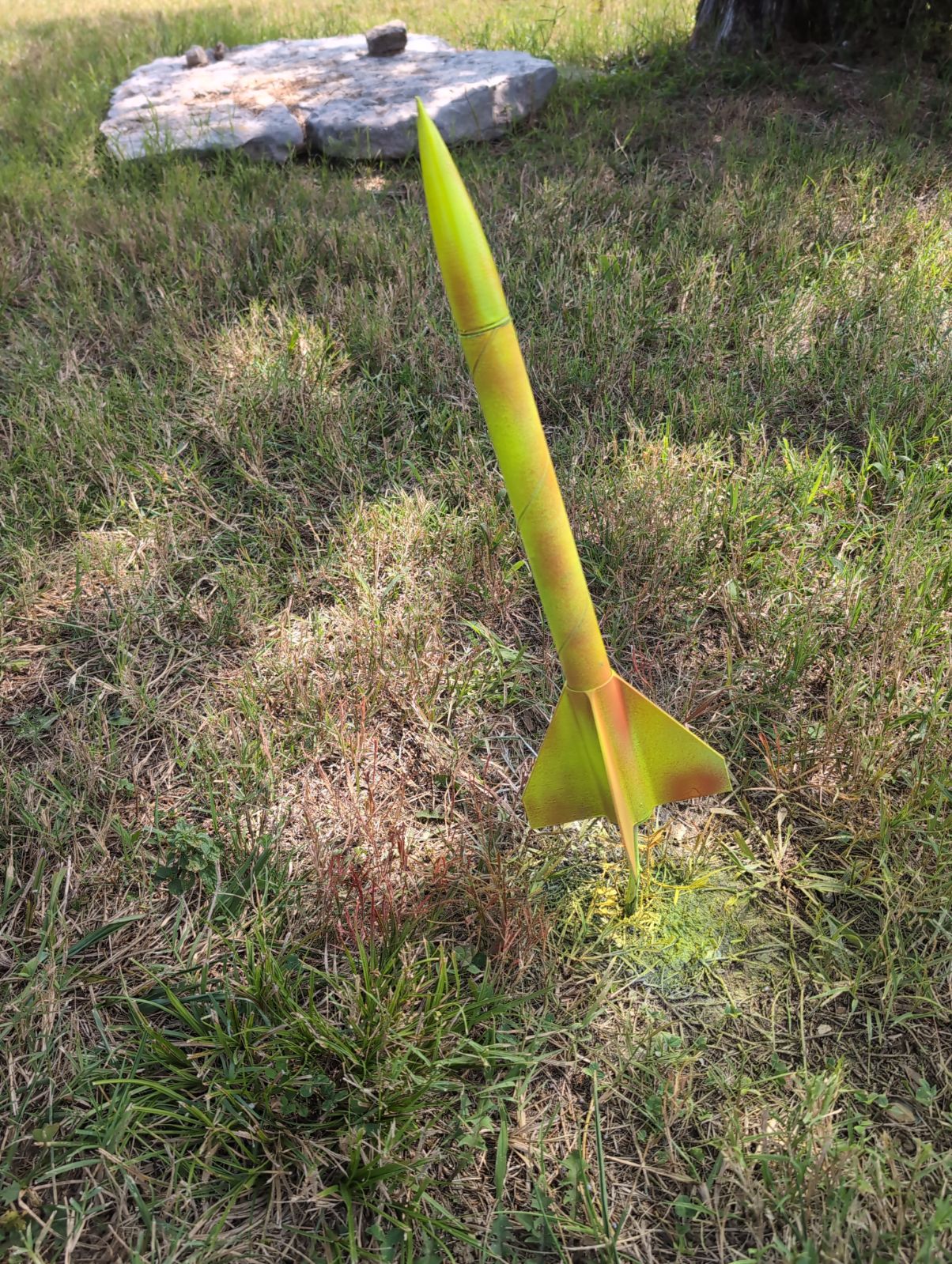 Press’n Seal Cling Wrap Tube Model Rocket
