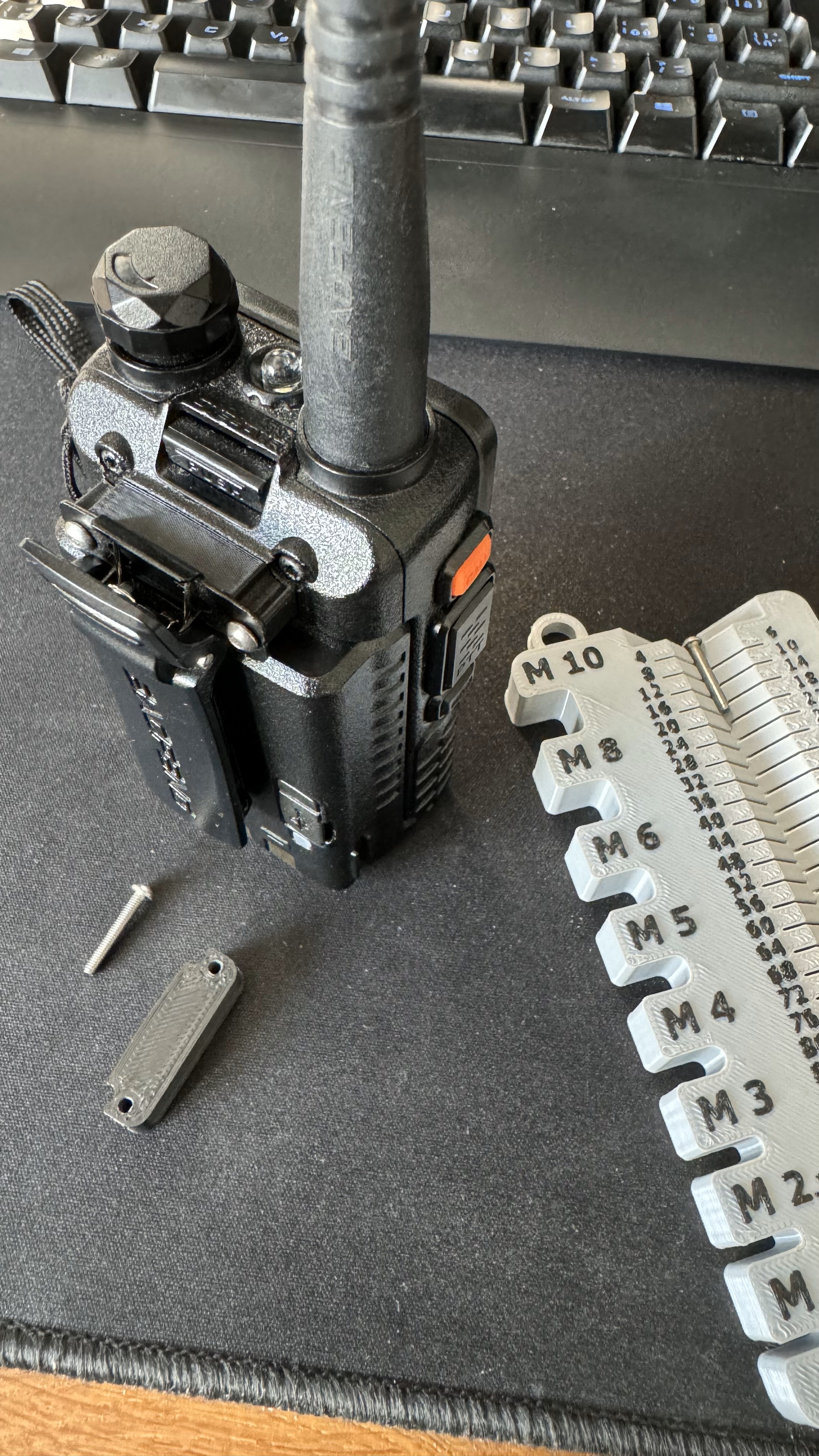 Baofeng UV-5R Belt clip riser
