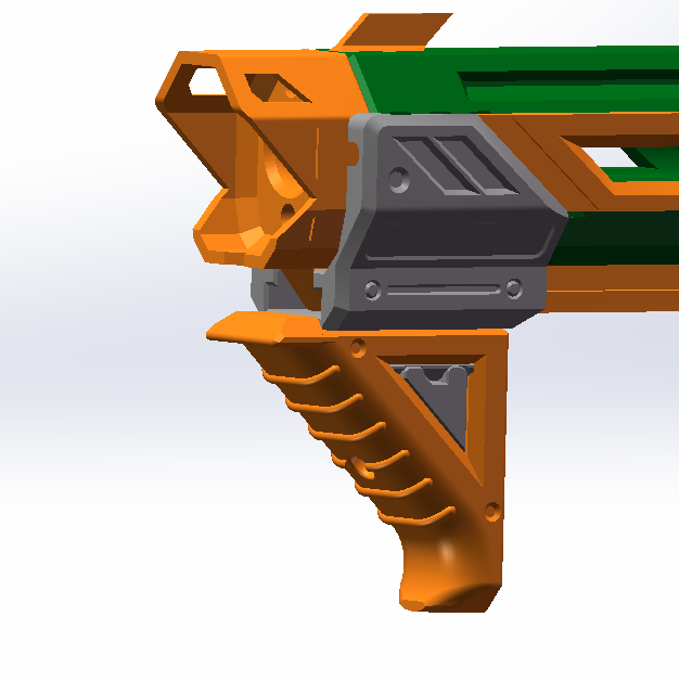 Another Super SPAMF Custom Grip and Frontend/Sight