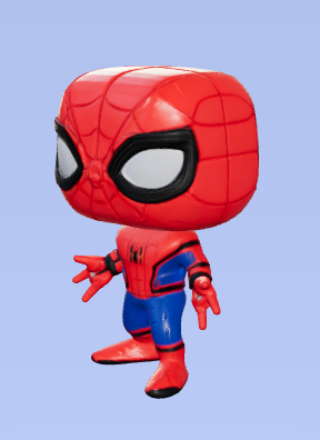 Miniatura 2 do modelo 3D Funko spiderman