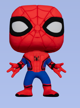 Miniatura 4 do modelo 3D Funko spiderman