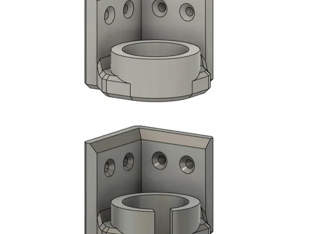 Fluorescent tube wall corner attachment