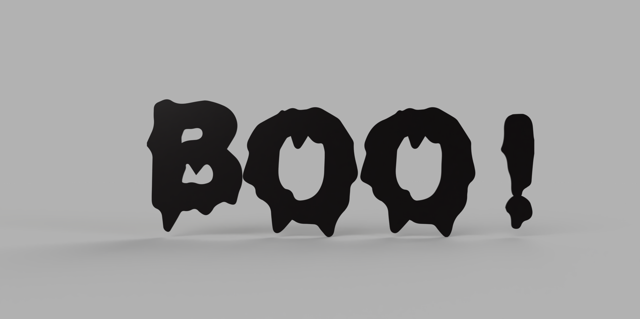 BOO! Wall Decoration