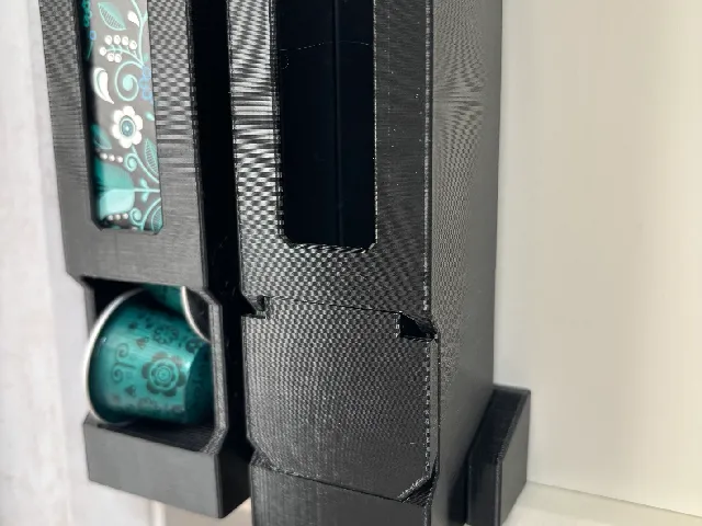 Custom Nespresso Capsule Dispenser w/built-in Support