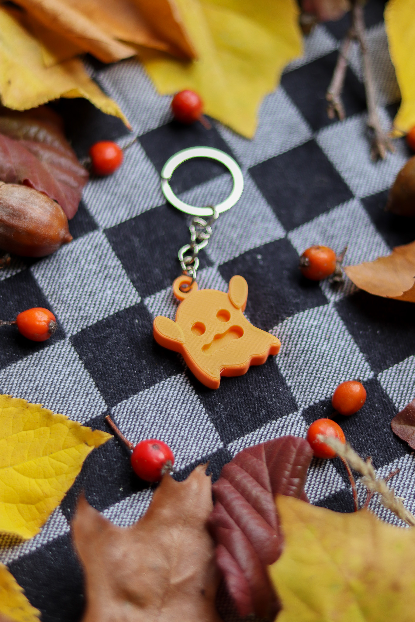Fall 3d Keychains Suprised Ghost Keychain | Autumn Series | Halloween by Vic - | Download ...