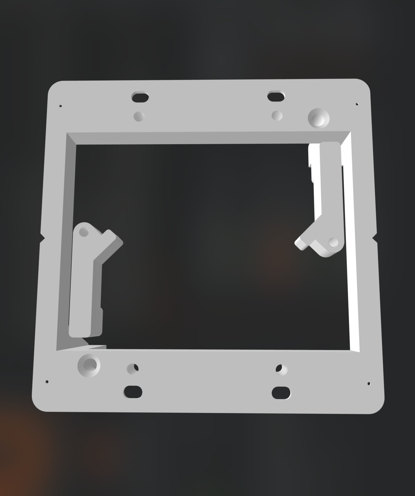2X! Double Gang Low-Voltage Wall Plate Bracket