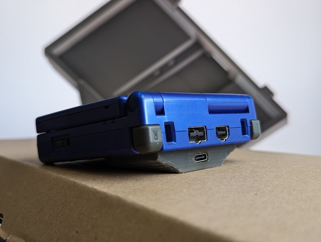 Gameboy Advance SP Type-C TP4056 Charger Battery Cover Mod