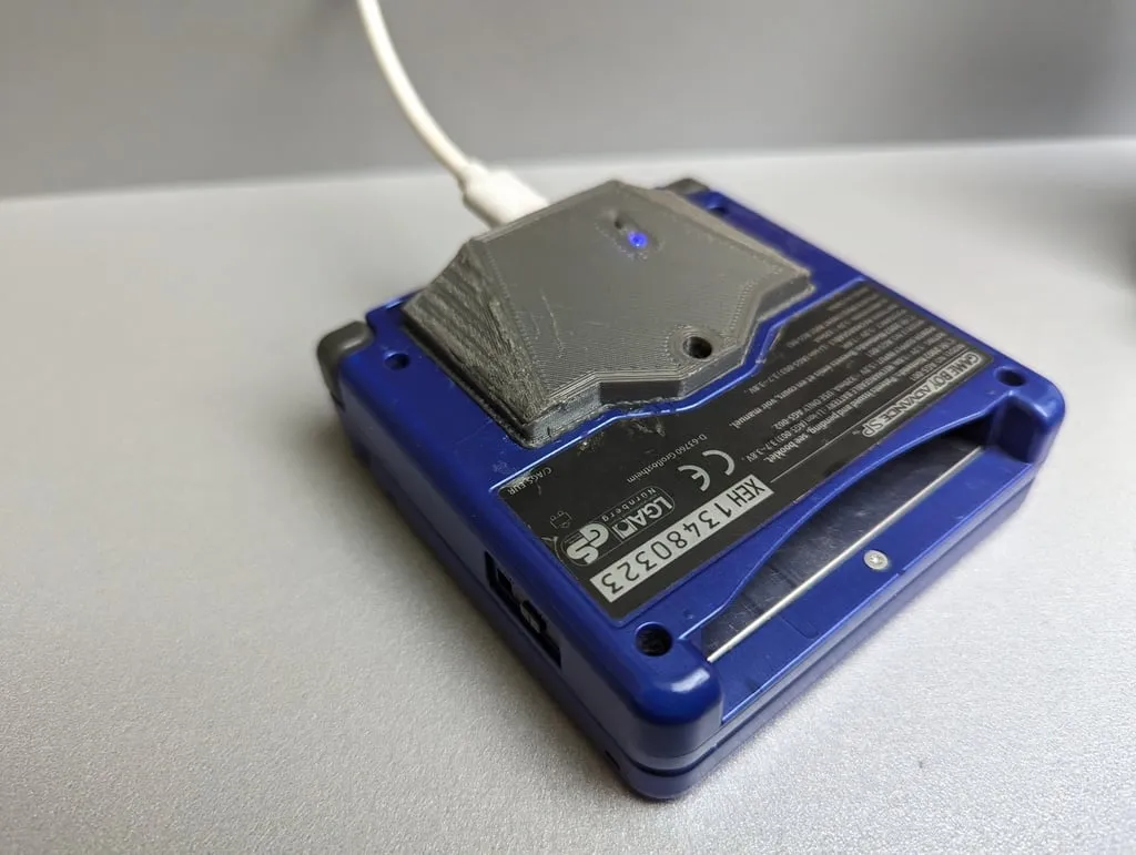 typeCAirPodsMaxModel第二世代 A3184spigenカバー Gameboy Advance SP Type-C TP4056 Charger Battery Cover Mod by