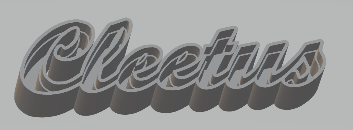 Cleetus Glowing LED Sign — miniatura 2