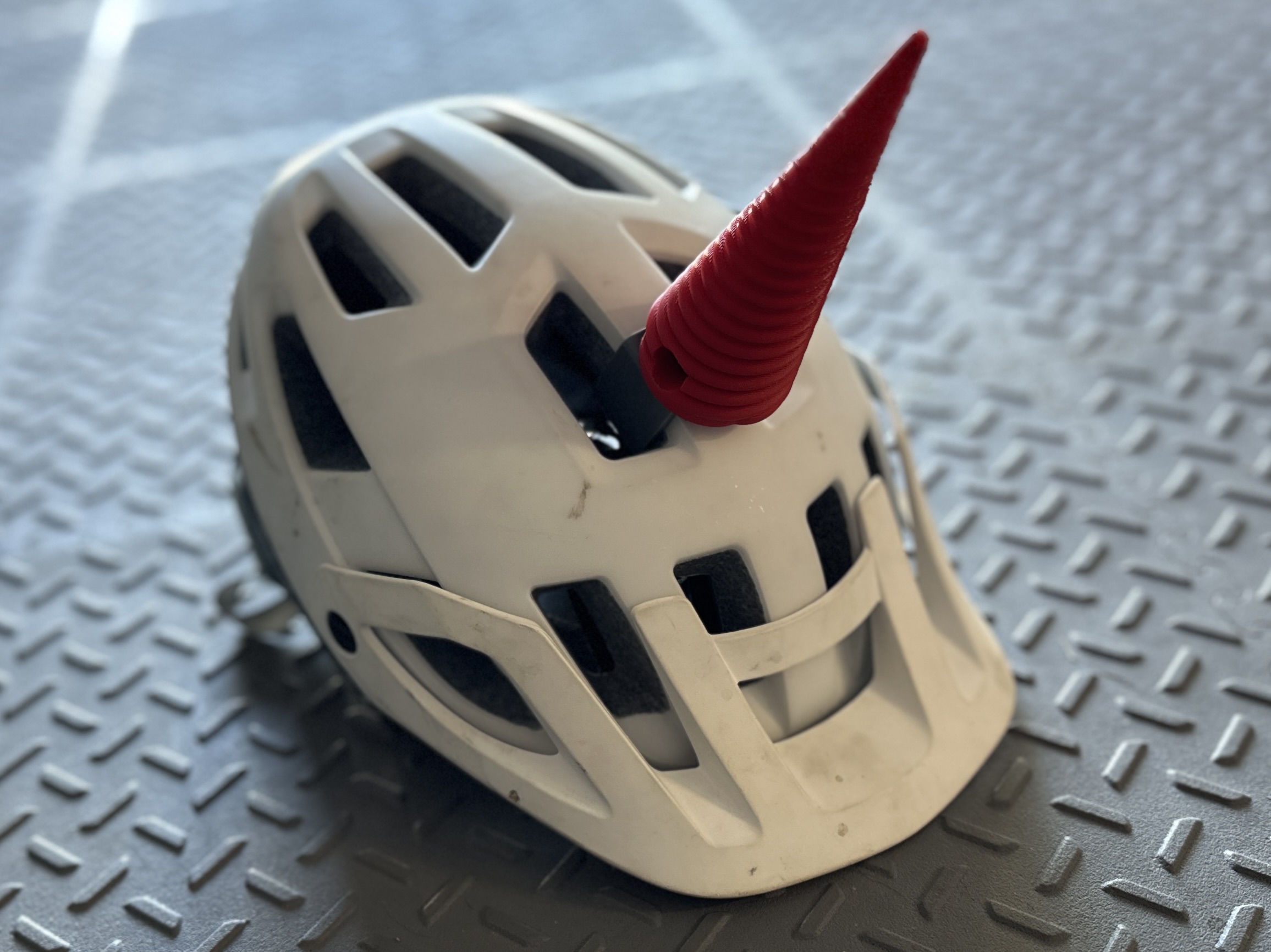 Bike Helmet Unicorn Horn (GoPro Mount)