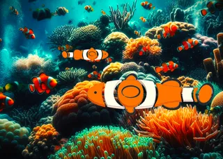 CLOWN FISH MULTICOLOR (3 PARTS)